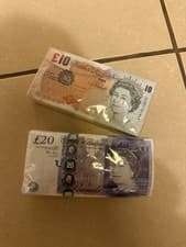 Image of Novelty Money Bank Note Tissues Packs £10 And £20 New Sealed Gift Novelty