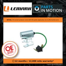 Image of Ignition Condenser fits VOLVO 240 P24, P245 2.0 74 to 84 Lemark 13062237 Quality