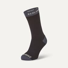 Image of Sealskinz Wiveton Waterproof Warm Weather Mid Length Sock - Black