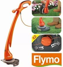 Image of Brand New Flymo Strimmer Grass Trimmer Contour XT Corded Lawn Edger Plant Guard