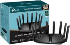 Image of TP-Link Archer AX95 AX7800 Tri-Band 8-Stream Wi-Fi 6 Router 7800Mbps OneMesh UK