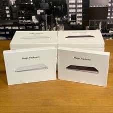 Image of Apple Magic Trackpad Black White Multi-Touch Surface Lightning Model Original