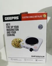 Image of Geepas GHP32021UK 1000W Single Hot Plate - White
