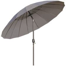 Image of 255CM Patio Parasol Umbrella Market Table Sun Shade 18 Rib Garden Canopy