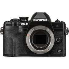 Image of Olympus OM-D E-M10 Mark IV Mirrorless Camera Body (Black)