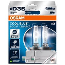 Image of D3S OSRAM Cool Blue Boost Xenarc 35W 7000K Xenon HID Bulbs (Pair)