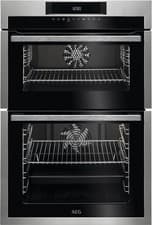 Image of AEG DCE731110M 6000 SurroundCook Built-In Double Electric Oven Stainless Steel