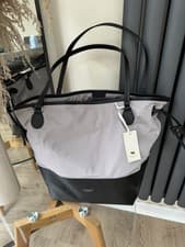 Image of Radley London Dane Park Tote Bag Ash Grey Medium Nylon Shopper Handbag New
