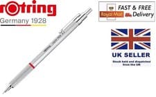 Image of rOtring Rapid Pro Mechanical Pencil | HB 0.5 mm SILVER CHROME - FREE ROYAL MAIL