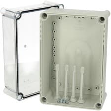 Image of Fibox 5330070 PC 28x19x18cm T Enclosure, PC Transparent cover