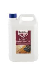 Image of Bartoline Boiled Linseed Oil Highly Refined Wood Garden Furniture Treatment 5L