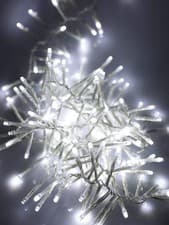 Image of 360 LED Multi-Action Cluster Lights - White with Clear Cable