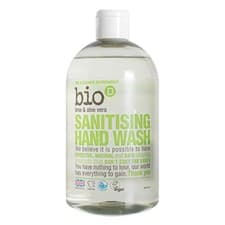 Image of 6 Pack of Bio-D Sanitising Hand Wash Lime Aloe 500 ML