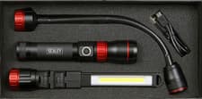 Image of Sealey Rechargeable 3‑in‑1 Inspection Light – 5W COB & 10W SMD LED (LED0131R)