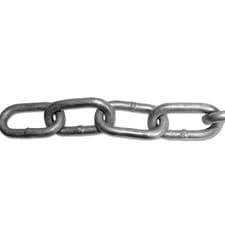 Image of 9011 - ENGLISH CHAIN Hot Galvanised Welded Steel Chain - 6mm GALV 10m