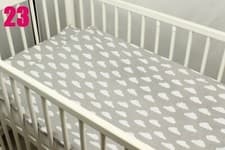 Image of 4 pc  bedding set nursery baby cotton covers +quilt pillow for cot 60x120 70x140