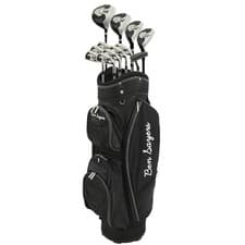 Image of Ben Sayers M8 Steel 13 Piece Package Set with 6 Way Top Cart Bag - Black/Grey