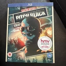 Image of Pitch Black (Blu-ray, 2012) with slip cover new/factory sealed
