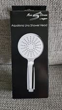 Image of Round Shower Head Aqualona Uno By Mainstream - Silver & White