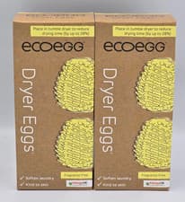Image of Ecoegg Dryer Eggs Reduces Drying Time Softens Clothes Fragrance Free 2/2ct boxes