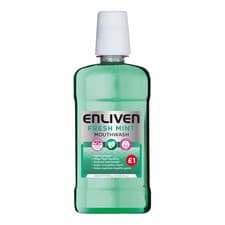 Image of Enliven Freshmint Mouthwash 500ml ,Fresh Breath, Oral Care, Antibacterial