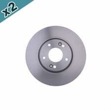 Image of HELLA Brake Disc Front Fits Hyundai Grandeur i30 i40 ix35 Kia 8DD 355 114-511