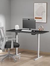 Image of ERGO LITE Dual-Motor Electric Height Adjustable Desk | Size 1200x800x25mm