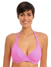 Image of 30G Freya Jewel Cove Bikini Top Halterneck Underwired Womens Swimwear 7232