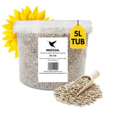 Image of Sunflowers Heart Seeds for Garden Birds - Premium Wild Bird Food Tub