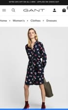 Image of Gant Preppy Poppy Shirt Dress