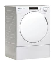 Image of Candy CSEV9DF 9KG Vented Tumble Dryer, White, White Door
