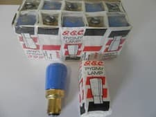 Image of 50 X GE pygmy light bulbs B15 15W 28MM Blue pygmy sign Lamps 240V Cheapest on Eb