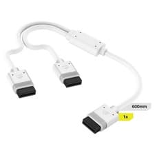Image of Corsair CL-9011132-WW Y Cable 600 mm White for iCue Link System