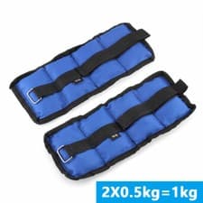 Image of Ankle Wrist Leg Weights Straps Running Exercise Fitness Gym Strength Training