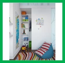 Image of PC Henderson Single Top 45kg Wardrobe Straight Sliding Internal Door Kit