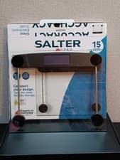 Image of Salter 9208 BK3R Glass Bathroom Scale  Electronic Digital Bodyweight Scale 180kg