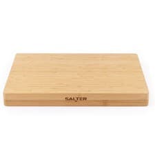 Image of Salter Bamboo Chopping Board Heavy Duty Reversible Charcuterie Platter 40cm