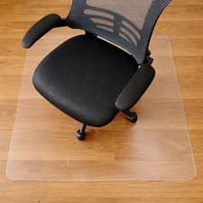 Image of Marvelux Office Chair Mat Clear PVC Non-Slip Hard Floor Protector Mat 90 x 120cm