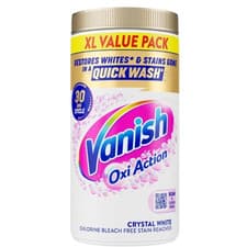 Image of VANISH GOLD OXI ACTION STAIN REMOVER & WHITENING BOOSTER POWDER FOR WHITES 1.9KG