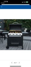 Image of George Foreman GFGBBQ4B 4 Burner Gas BBQ Grill
