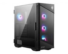 Image of MSI MPG VELOX 100R Mid Tower Gaming Computer Case 'Black, 4x 120mm ARGB Fans,