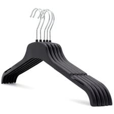 Image of The Hanger Store™ Strong Plastic Coat Clothes Hangers for Tops, Shirts, Dresses