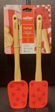 Image of Prestige Disney Mickey and Friends Spatula and Spoonula Set Brand New