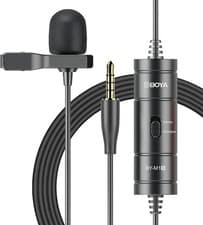 Image of BOYA BY-M1S Professional Lavalier Lapel Microphone Omnidirectional Condenser Mic