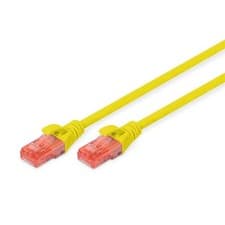Image of Digitus Cat 6 Ethernet RJ45 UTP Patch Cable 5M yellow 4871-450
