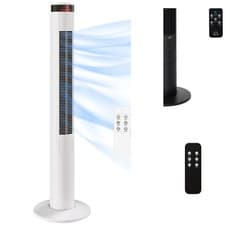 Image of Oscillating Tower Fan Remote Control 3 Speed Cooling Fan, Ф31.5 x H117cm