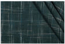 Image of PK Lifestyles HAMPTON PLAID Juniper Woven chenille upholstery Fabric Green