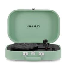 Image of Crosley Discovery Seafoam Green Bluetooth Turntable RRP 89.99 lot GDDB