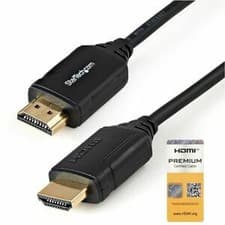 Image of Startech 1.6Ft/50Cm Premium Certified Hdmi 2.0 Cable With Ethernet High Speed Ul