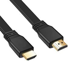 Image of FLAT HDMI Cable v2.0 1M/2M/3M/5M/10M High Speed With Ethernet 4K 2160p 3D Lead